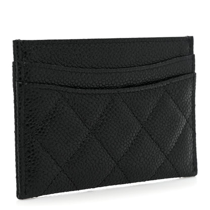 Chanel Caviar Quilted Card Holder Black 3 of 9