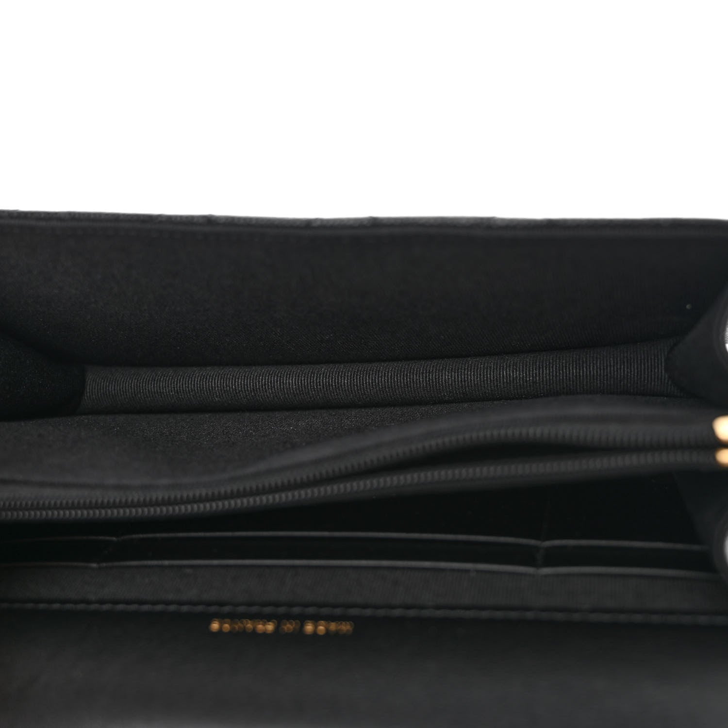 Chanel Shiny Caviar Quilted Flap Charm Wallet On Chain WOC Black 5 of 13