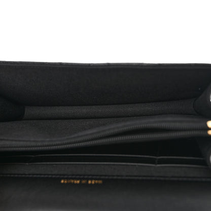 Chanel Shiny Caviar Quilted Flap Charm Wallet On Chain WOC Black 5 of 13