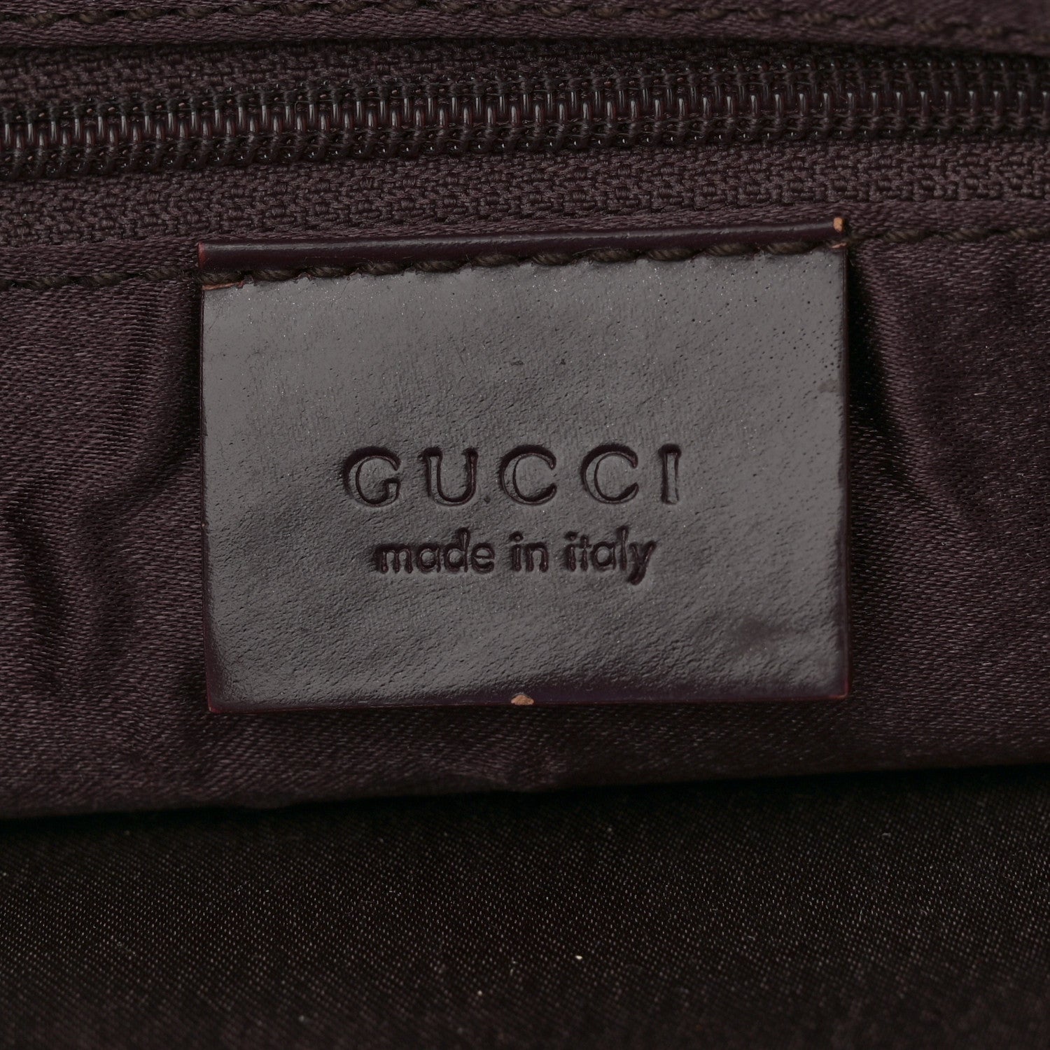 Gucci Satin Bamboo Handle Bag Brown 6 of 13