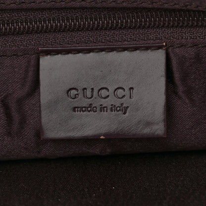 Gucci Satin Bamboo Handle Bag Brown 6 of 13