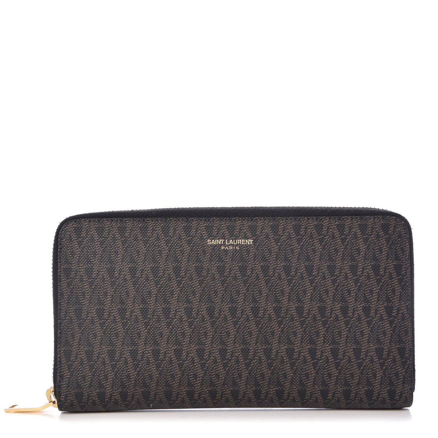 Toile Monogram Classic Zip Around Wallet Black
