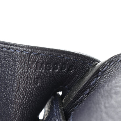 Hermes Togo Birkin 25 Bleu Nuit 7 of 12