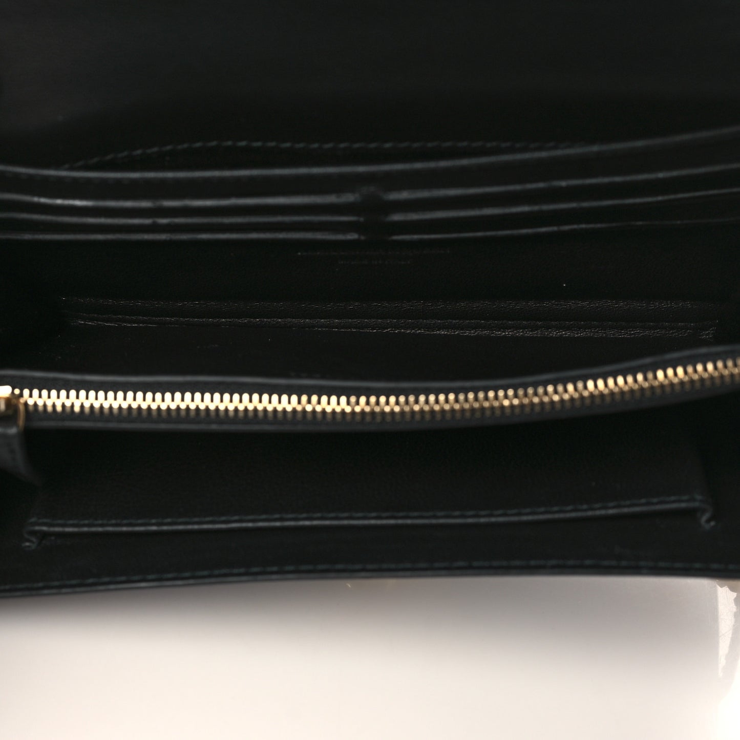 Patent Skull Wallet on Chain Black