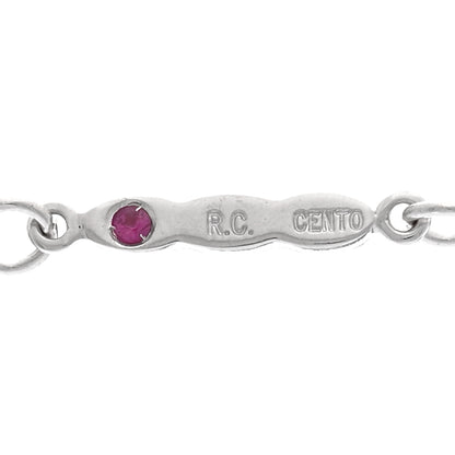 Roberto Coin 18K White Gold Diamond .50ct Cento Solitaire Pendant Necklace 4 of 4