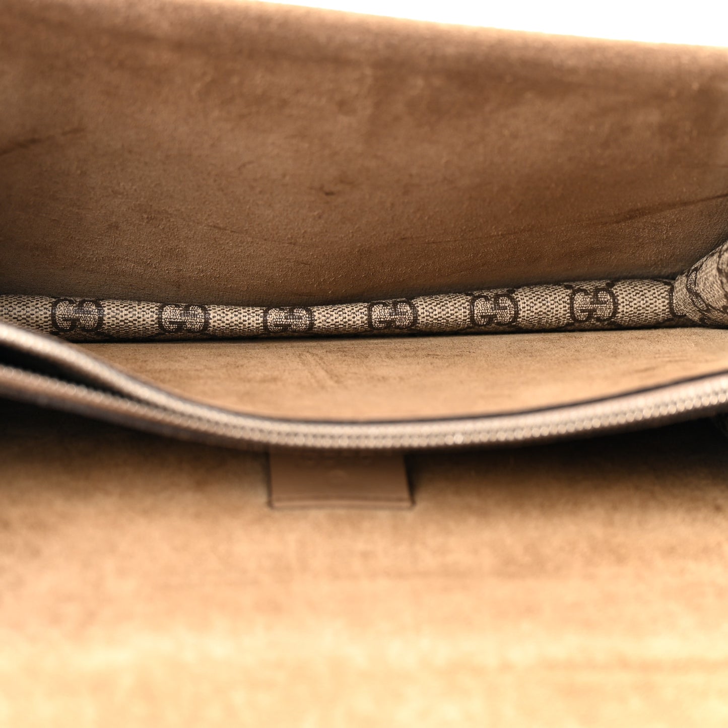 GG Supreme Monogram Small Dionysus Shoulder Bag Taupe
