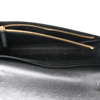 Gucci Calfskin Mini GG Marmont Chain Wallet Black 5 of 10