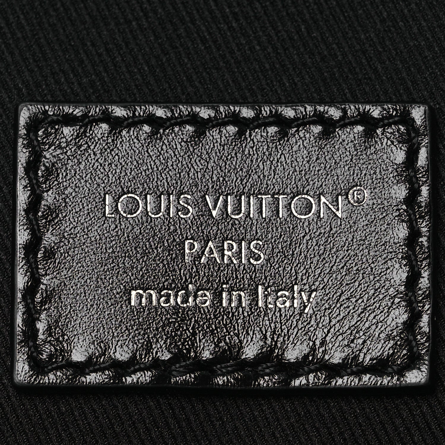 Louis Vuitton Shiny Calfskin Montsouris Cargo Backpack Black 6 of 10