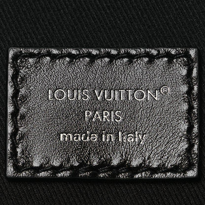 Louis Vuitton Shiny Calfskin Montsouris Cargo Backpack Black 6 of 10
