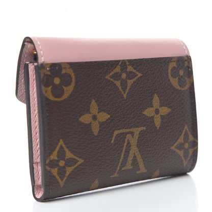 Louis Vuitton Monogram Zoe Wallet Rose Ballerine 3 of 8