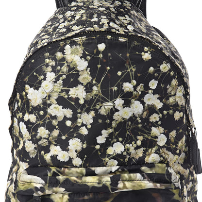 Givenchy Nylon Calfskin Baby's Breath Print Backpack Black 7 of 9