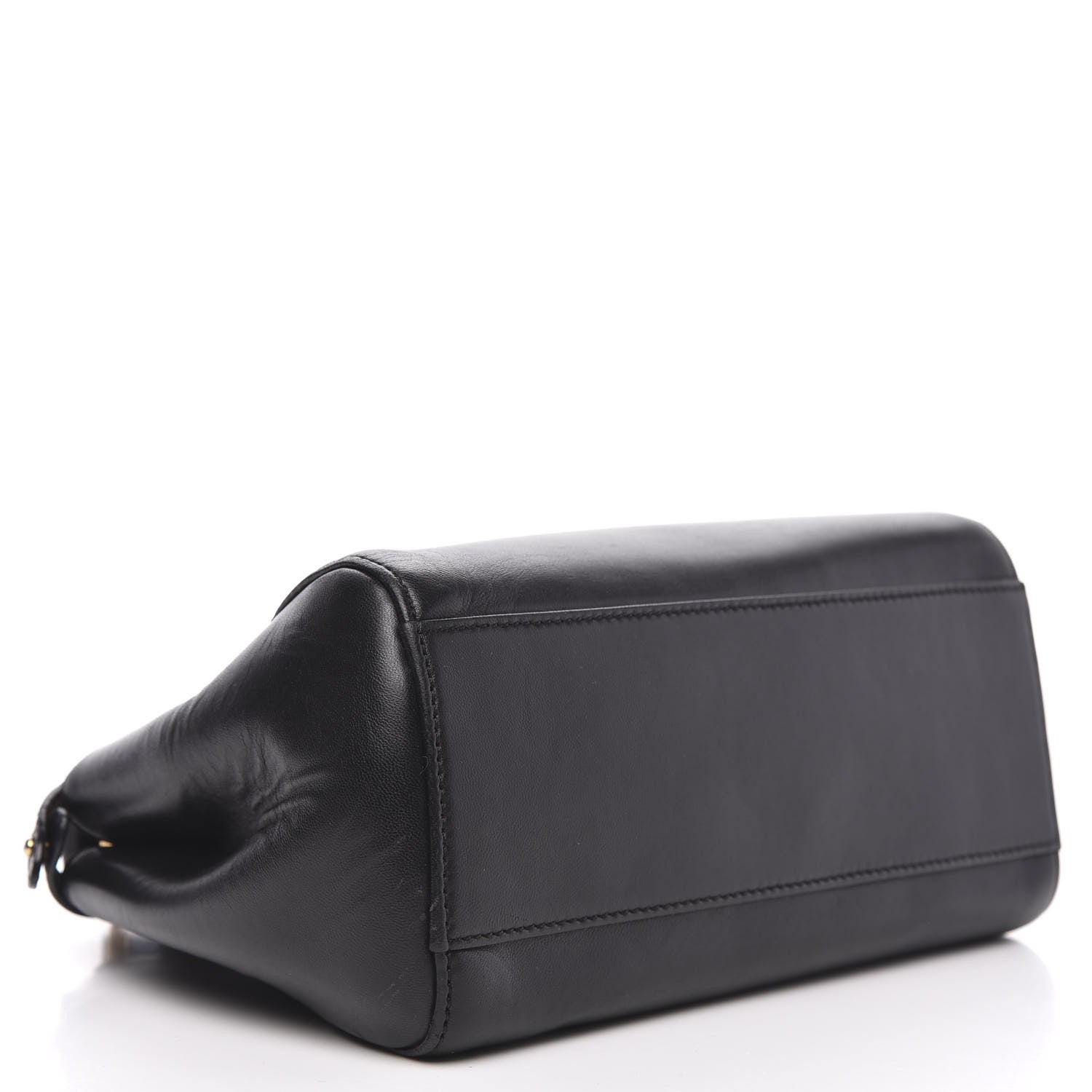 Fendi Nappa Mini Peekaboo Iconic Satchel Black 4 of 14