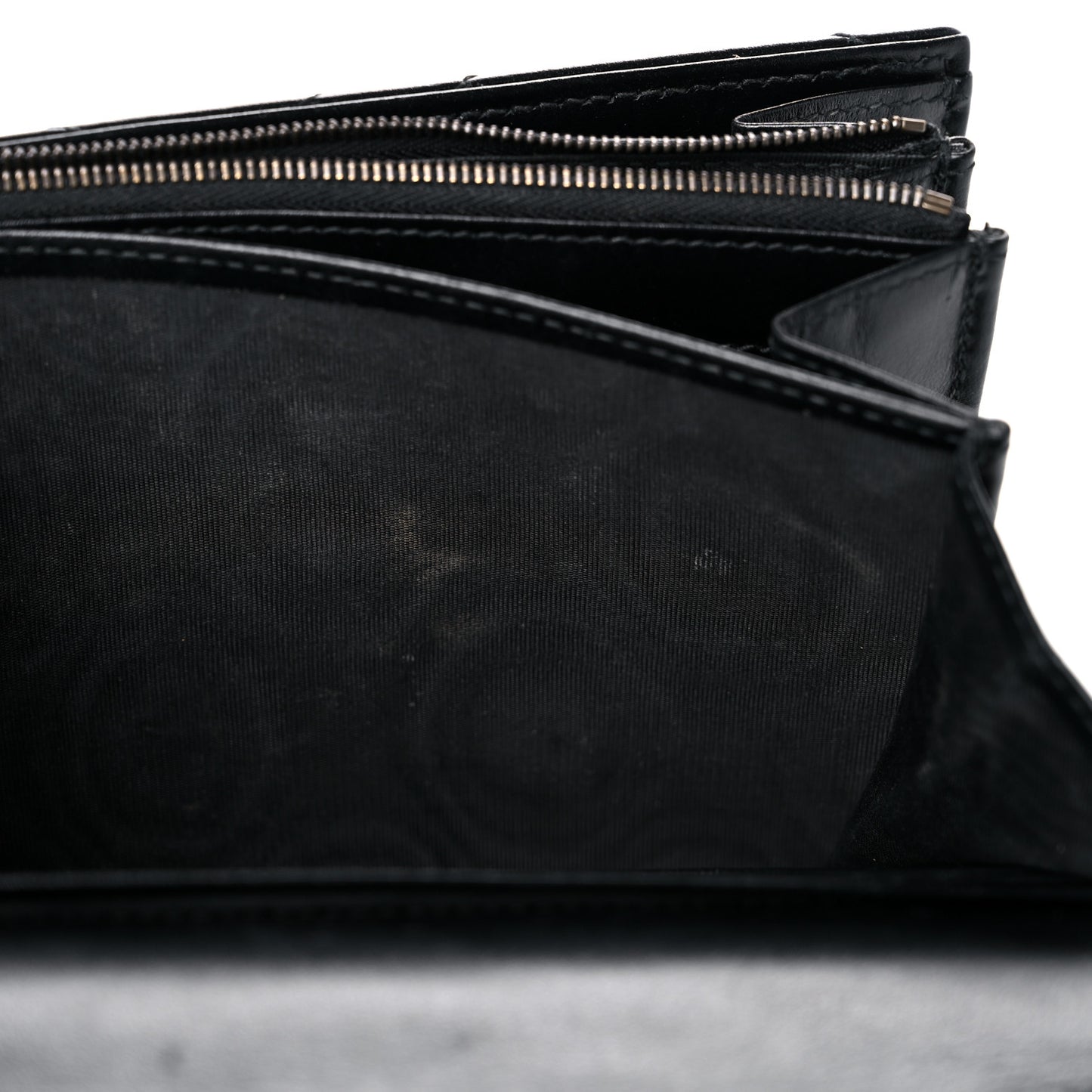 Calfskin Matelasse GG Marmont Chain Wallet Black