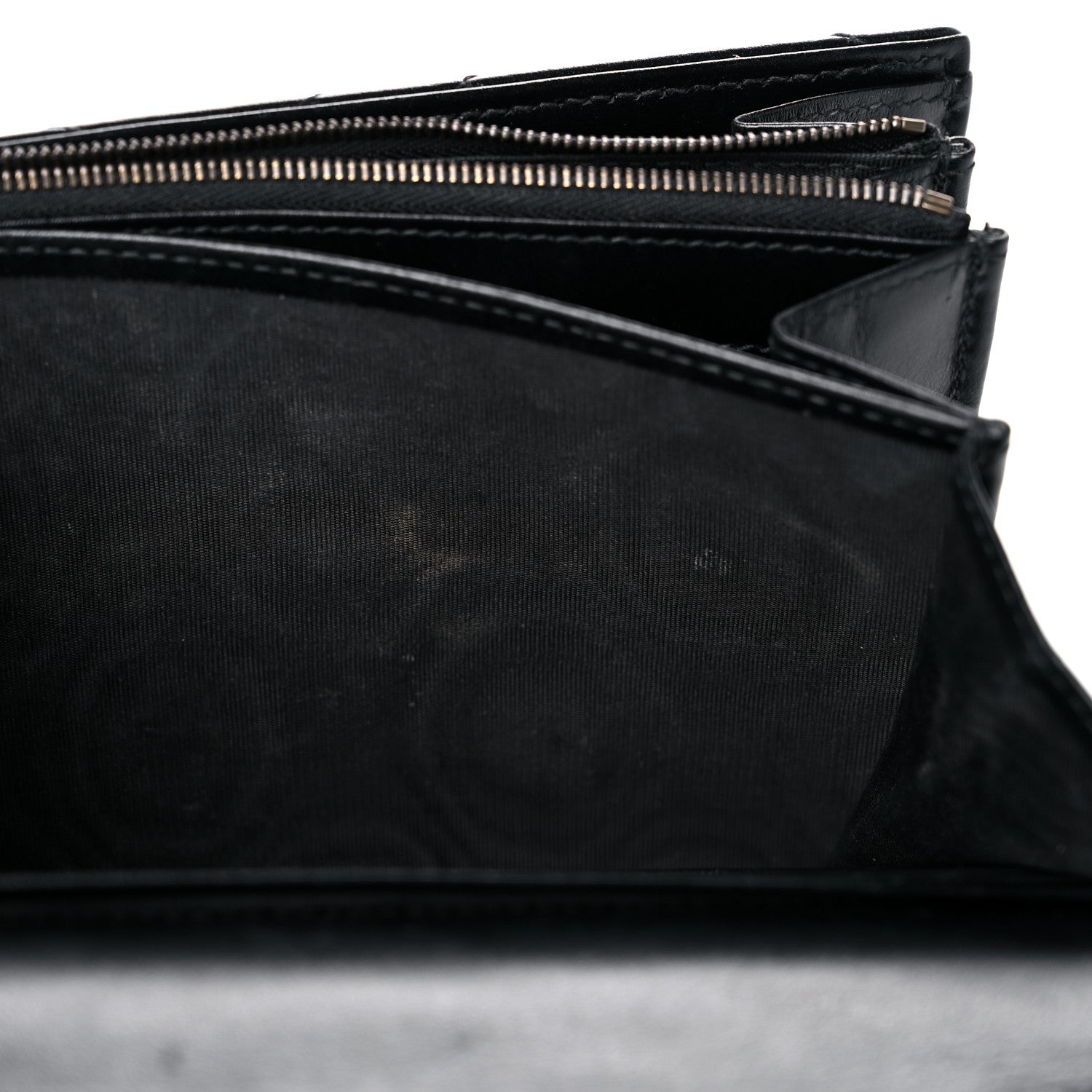Gucci Calfskin Matelasse GG Marmont Chain Wallet Black 19 of 25