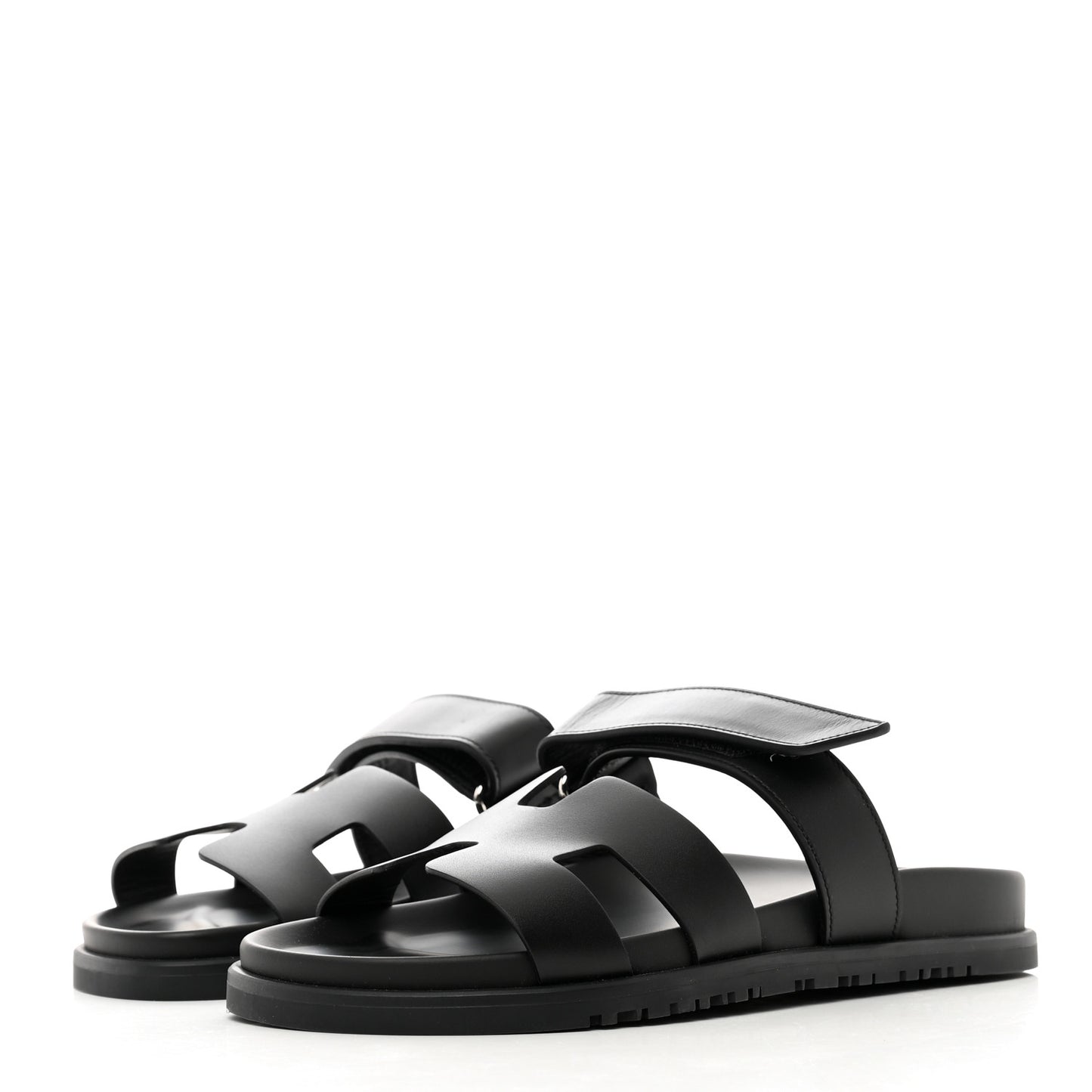 Calfskin Womens Chypre Sandals 38 Black
