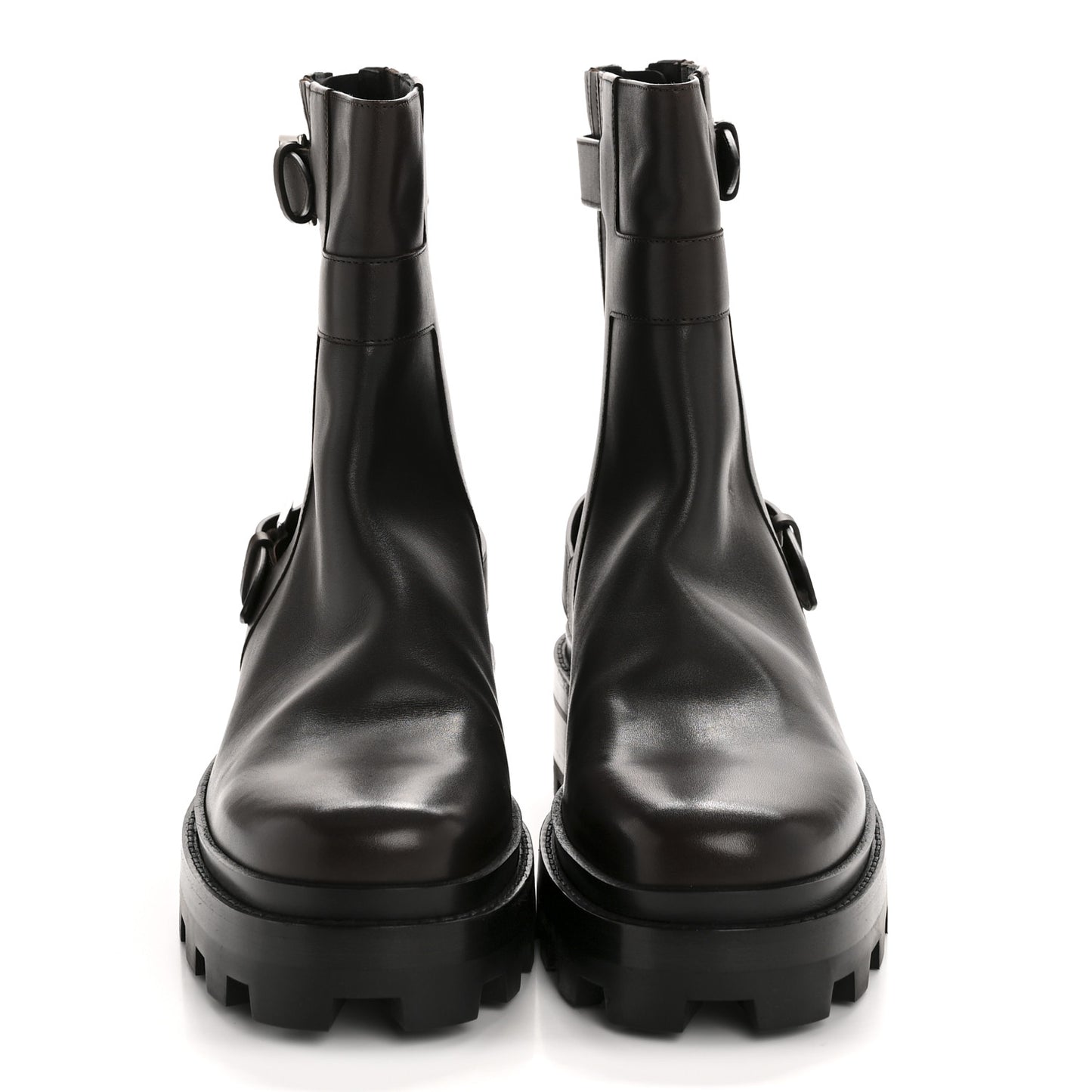 Calfskin Mens Jaimy Ankle Boots 43 Chocolate