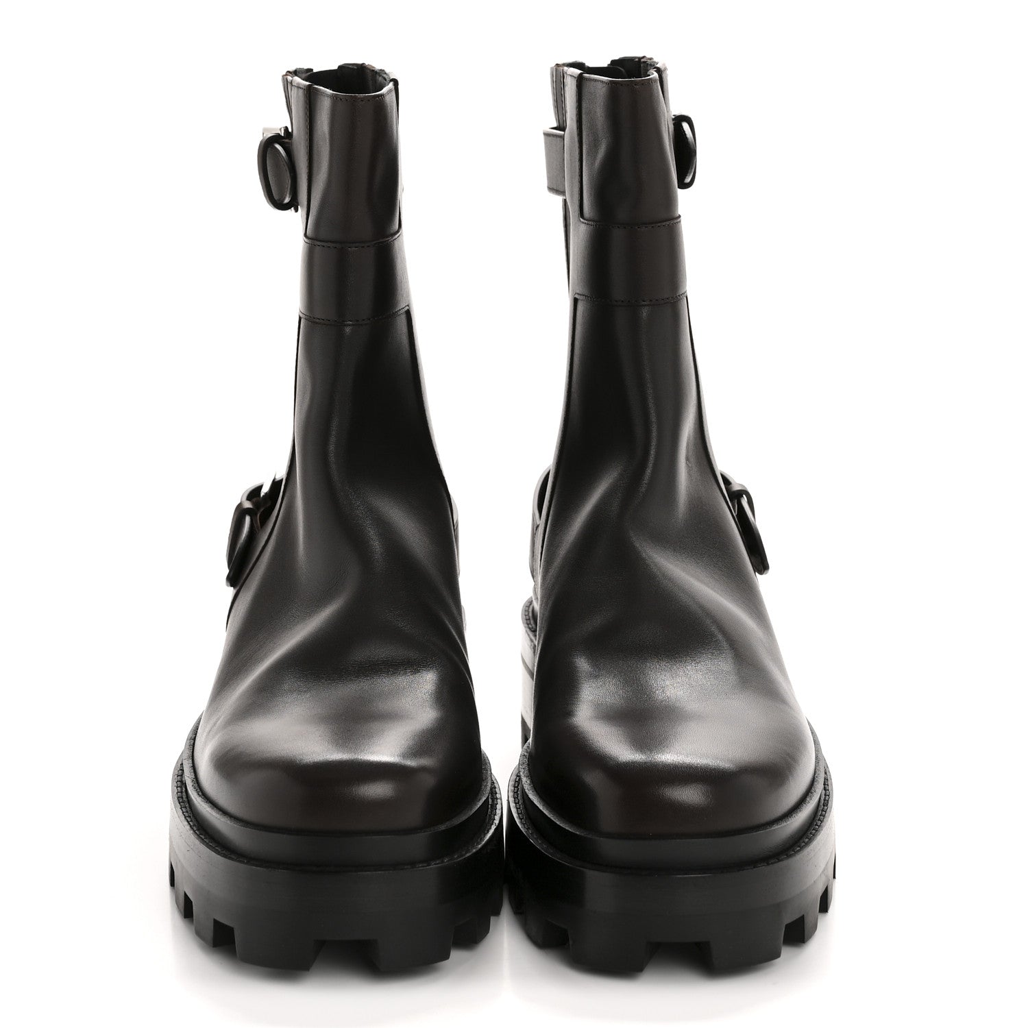 Hermes Calfskin Mens Jaimy Ankle Boots 43 Chocolate 3 of 10