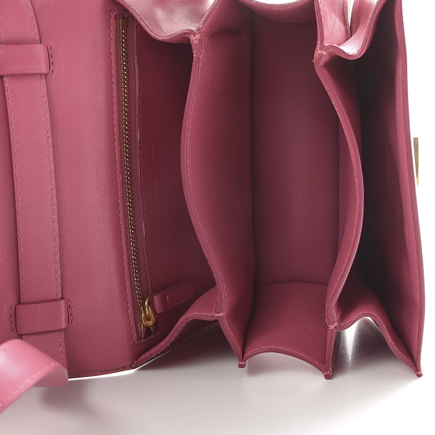Celine Smooth Calfskin Small Classic Box Flap Bag Pink 5 of 9