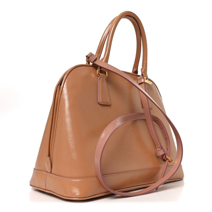 Prada Saffiano Vernice Medium Promenade Tote Orchidea 3 of 9