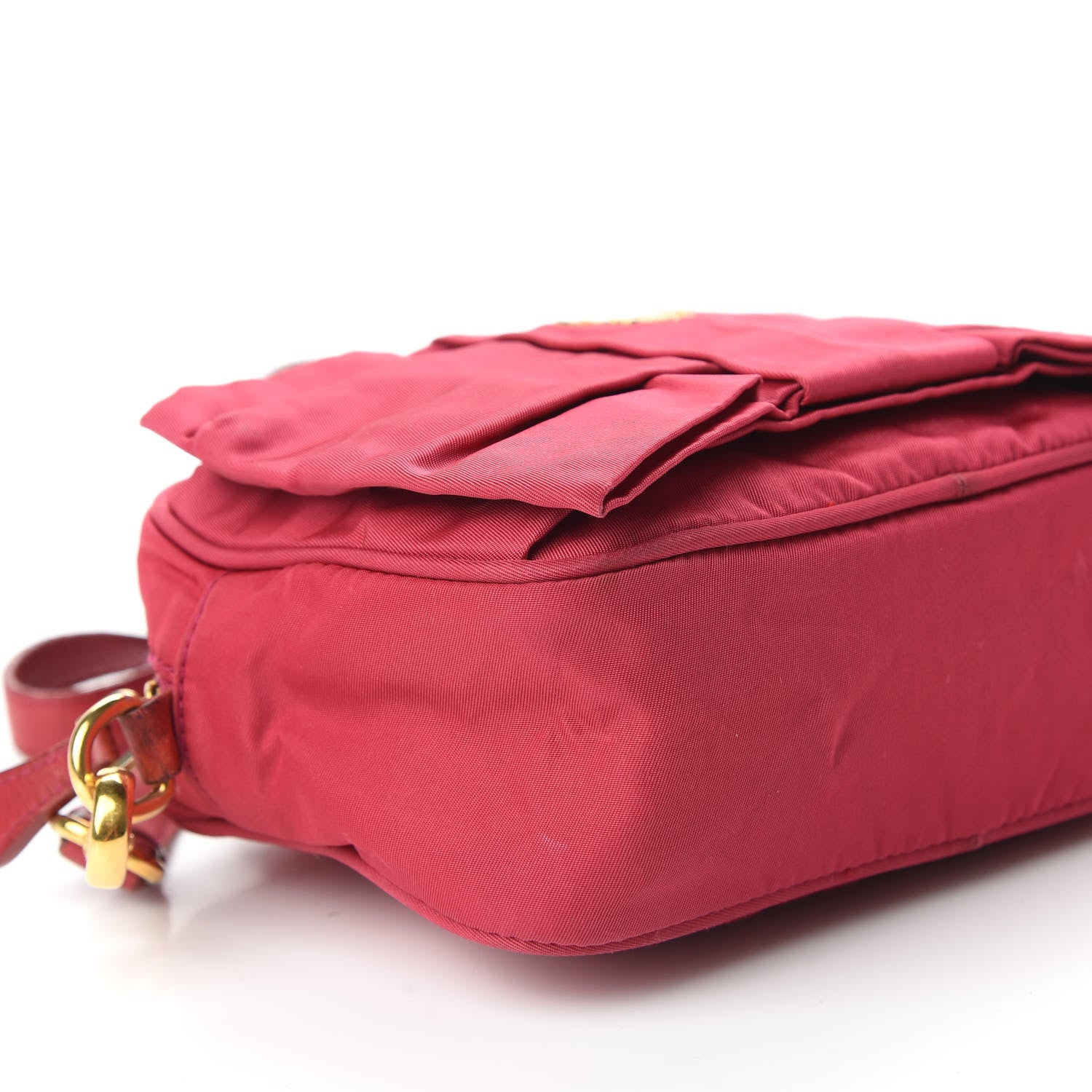 Prada Tessuto Nylon Bow Camera Bag Fuxia 5 of 9