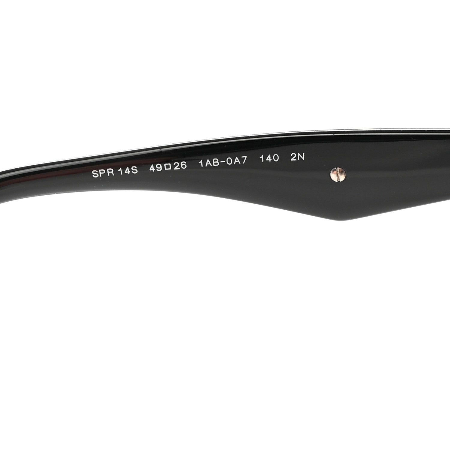 Prada Saffiano Cinema Sunglasses SPR 14S Black 5 of 10
