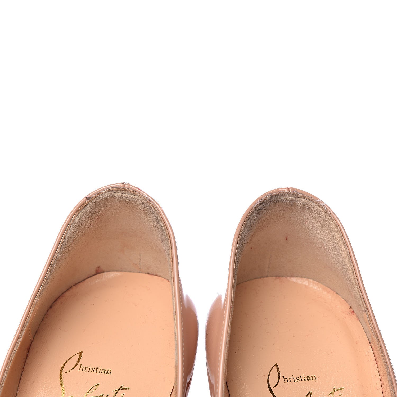 Christian Louboutin Patent Bibibop 140 Pumps 35 Doudou 9 of 10