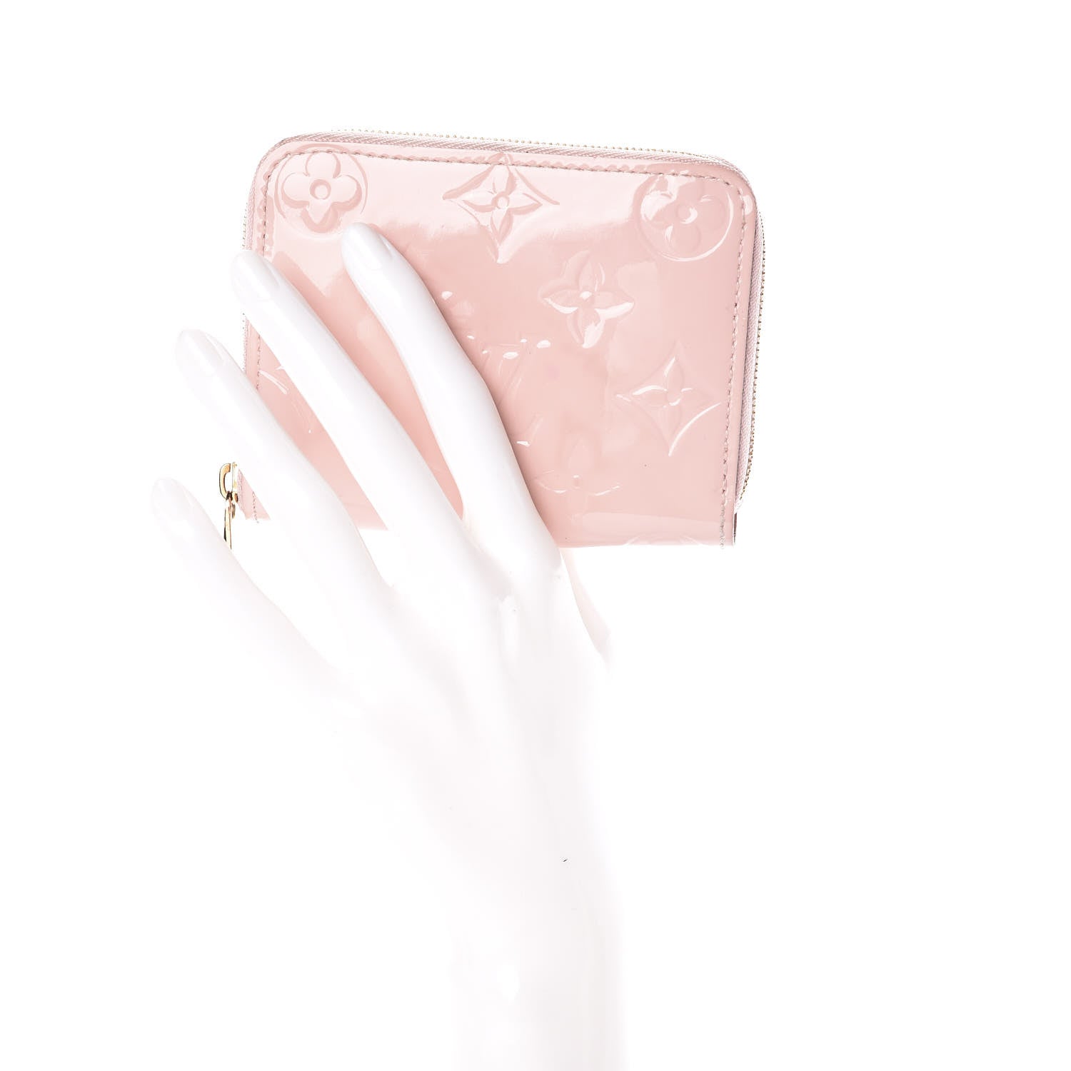 Louis Vuitton Vernis Zippy Coin Purse Rose Ballerine 2 of 11
