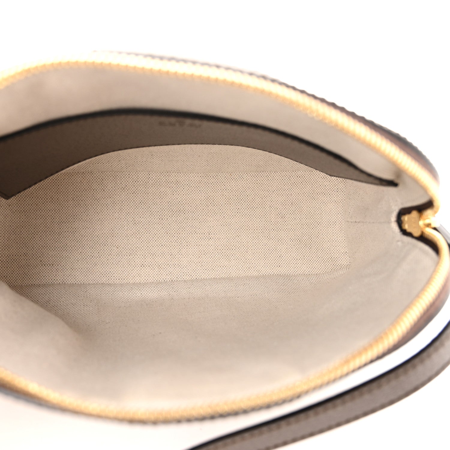 Gucci Monogram Jumbo GG Textured Dollar Calfskin Web Small Ophidia Dome Shoulder Bag Camel Ebony New Acero 4 of 10