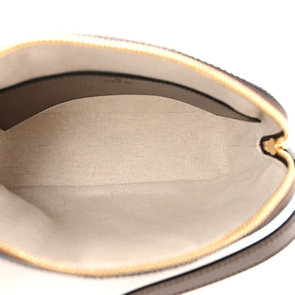 Gucci Monogram Jumbo GG Textured Dollar Calfskin Web Small Ophidia Dome Shoulder Bag Camel Ebony New Acero 4 of 10