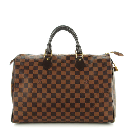 Louis Vuitton Damier Ebene Speedy 35 1 of 9