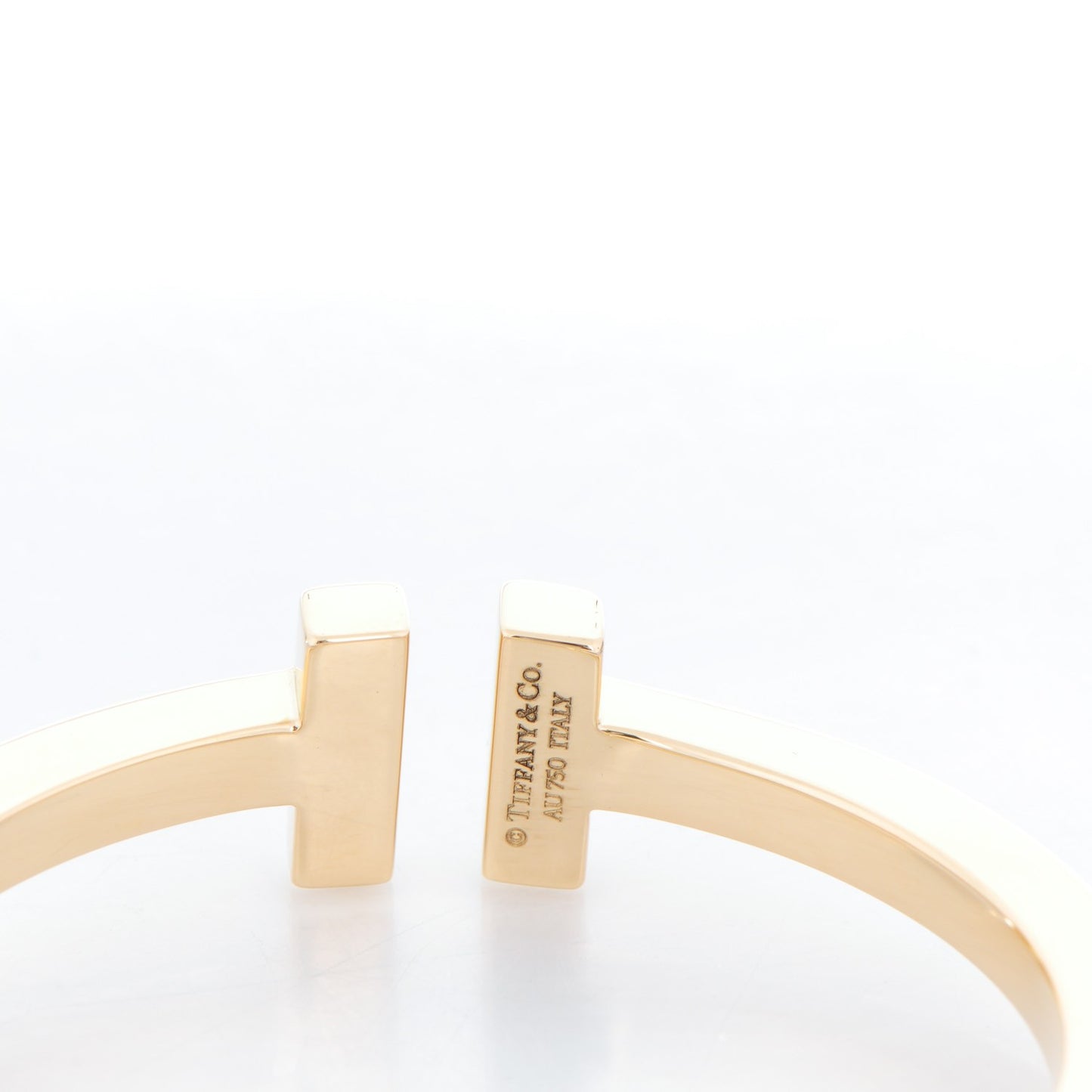 18K Yellow Gold T Square Bracelet
