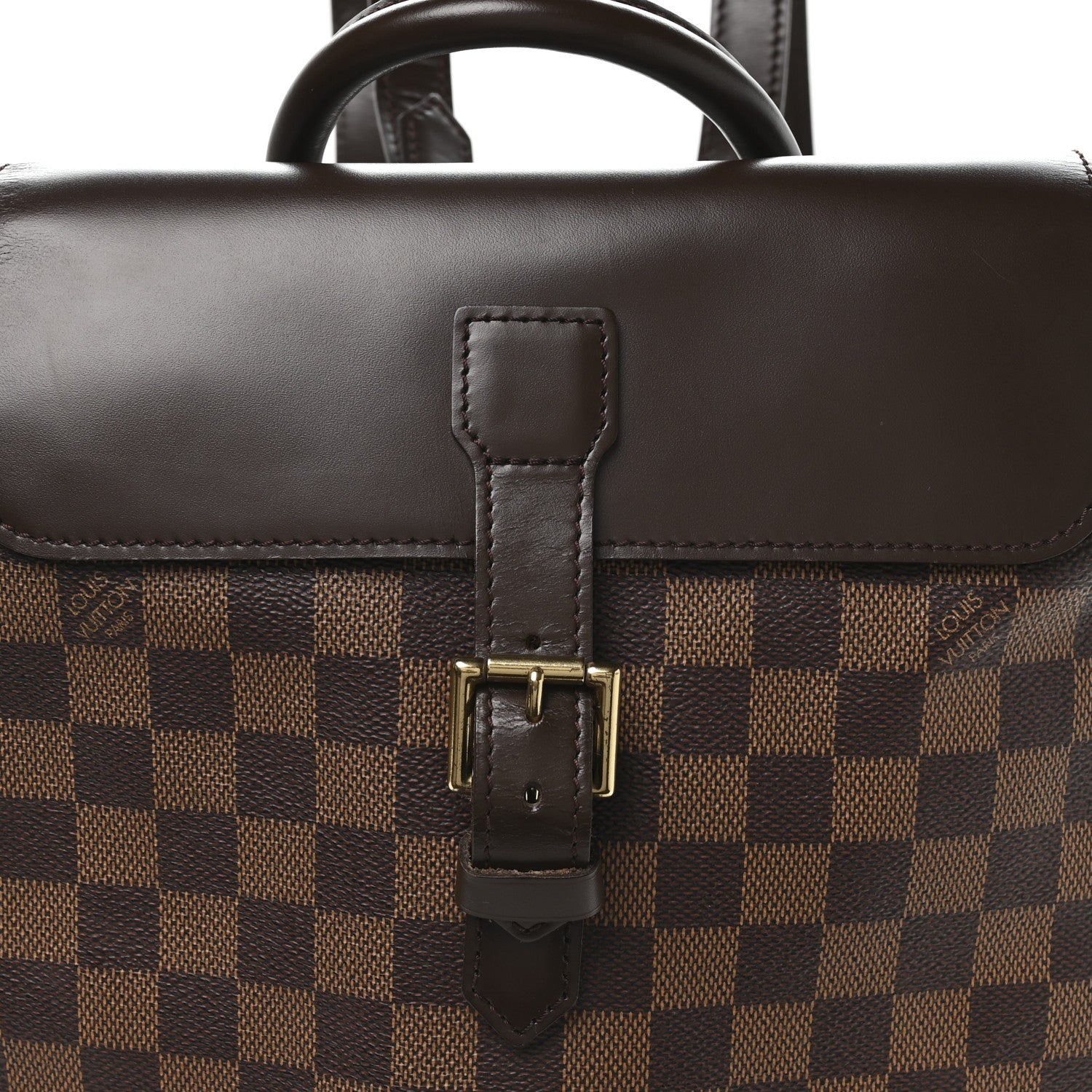 Louis Vuitton Damier Ebene Soho Backpack 7 of 9