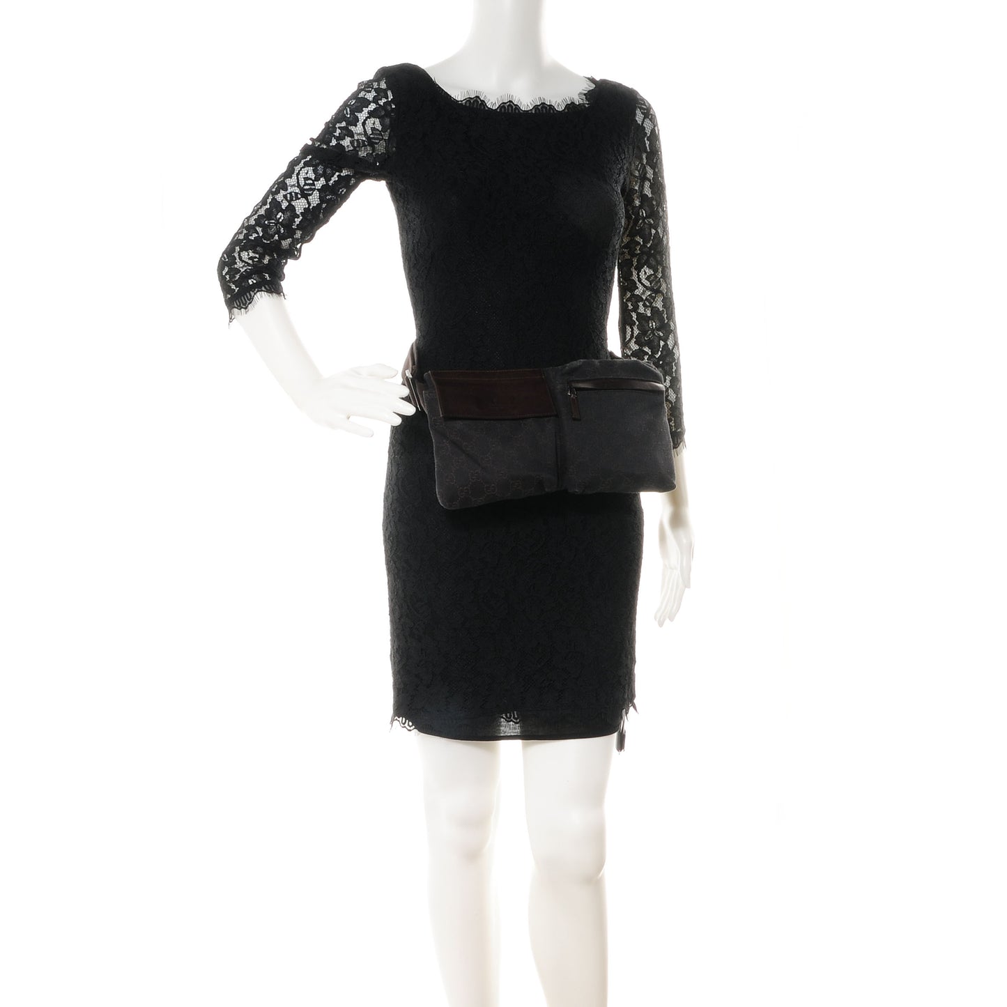 Monogram Belt Bag Black