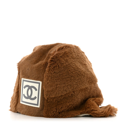 Chanel Kangaroo Fur Hat M Brown 1 of 8