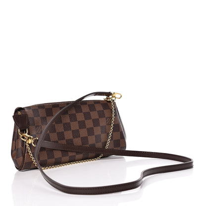 Louis Vuitton Damier Ebene Eva Clutch 3 of 8