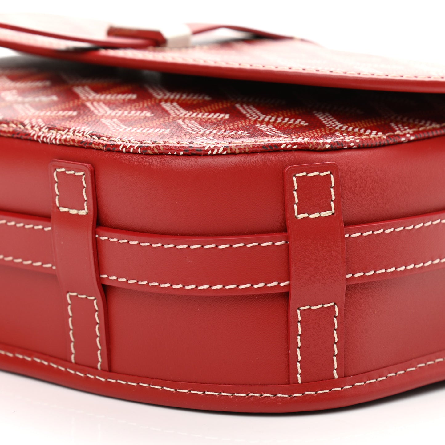 Goyardine Belvedere II PM Messenger Bag Red