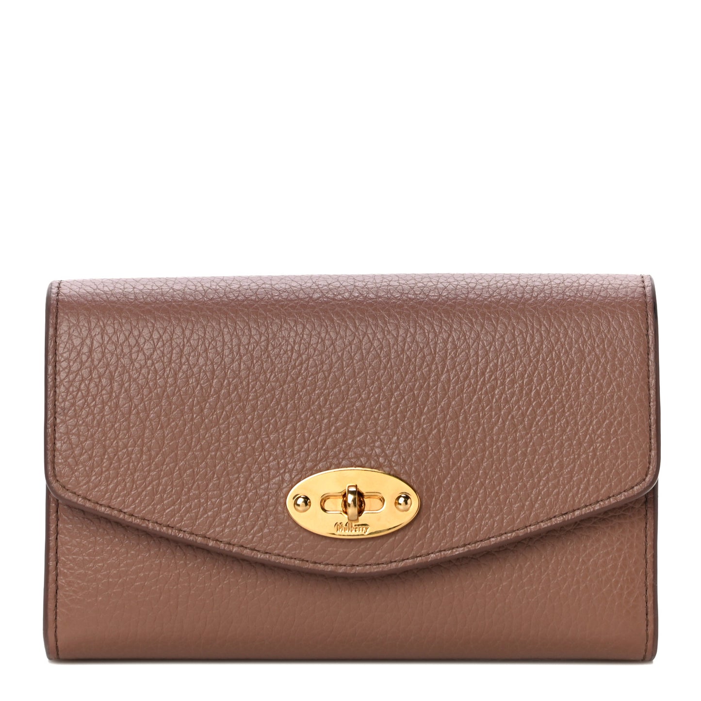 Classic Grain Medium Darley Wallet Dark Blush