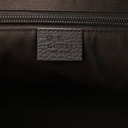 Gucci Crystal Monogram Large Flat Messenger Bag Dark Brown 6 of 10