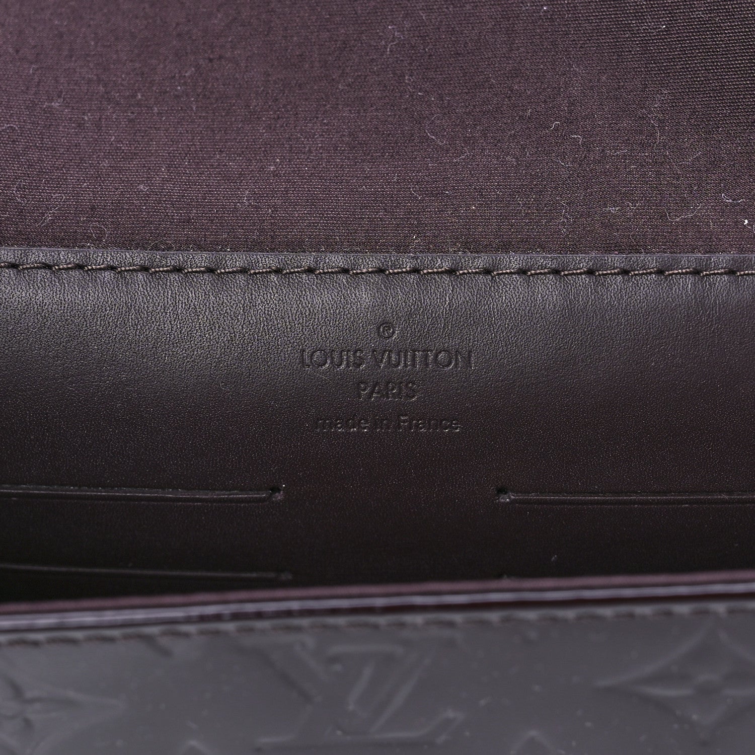 Louis Vuitton Vernis Ana Clutch Amarante 6 of 10