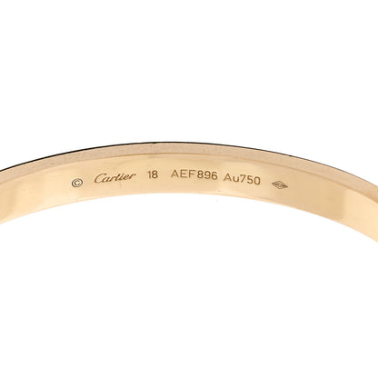 Cartier 18K Yellow Gold LOVE Bracelet 18 3 of 5