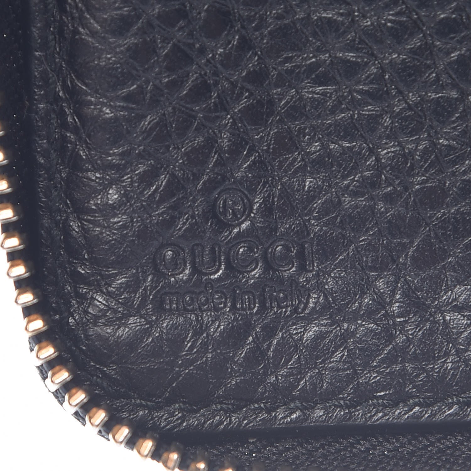 Gucci Calfskin Soho Zip Around Wallet Black 12 of 13