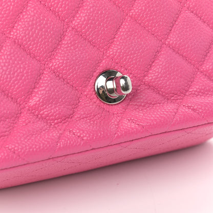 Chanel Caviar Quilted Mini Square Flap Pink 10 of 10