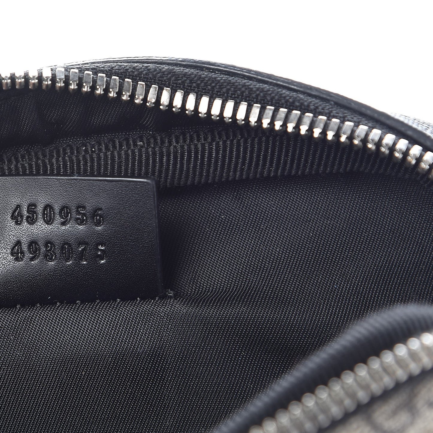 GG Supreme Monogram Web Belt Bag Black