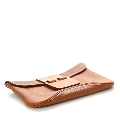 Hermes Swift Taurillon Clemence Vache Hunter Virevolte Pochette Gold 4 of 8