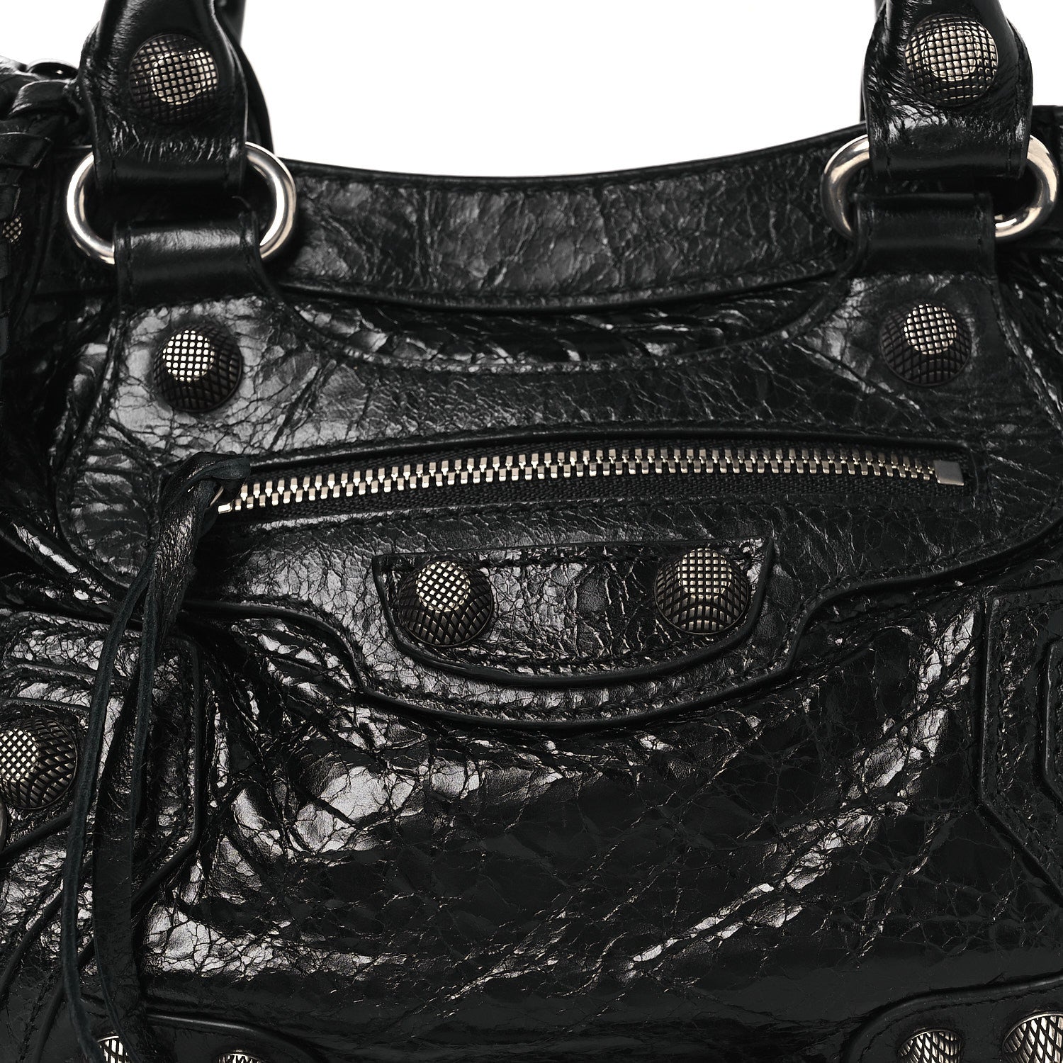 Balenciaga Agneau Arena Neo Cagole Small Handbag Black 9 of 12