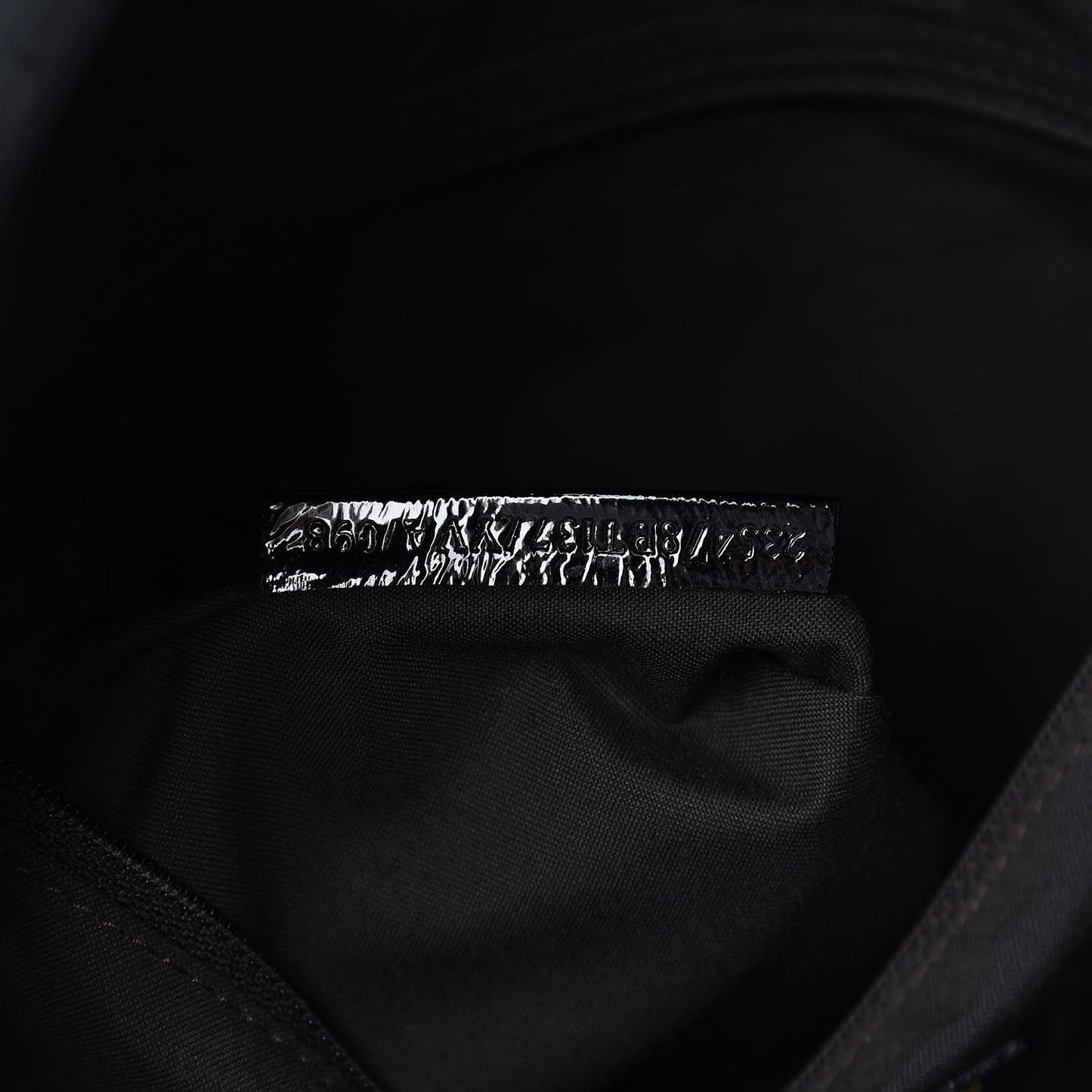 Vitello Naplak Large Convertible Baguette Black