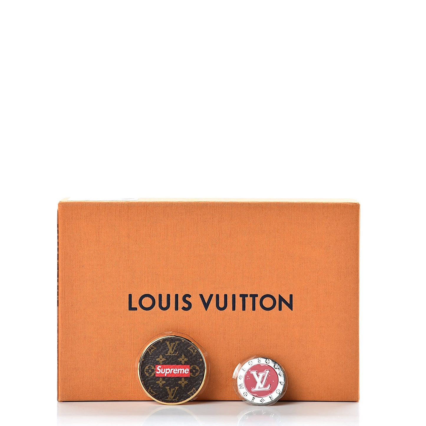 X SUPREME Monogram City Badge Brooch Set