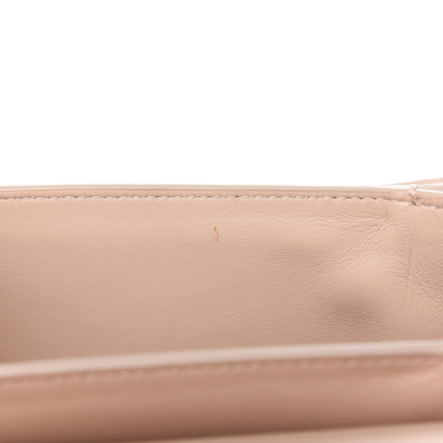 Patent Small D-Ring Bag Pale Fawn Pink