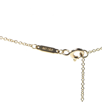 Tiffany 18K Yellow Gold Small T Smile Pendant Necklace 4 of 5