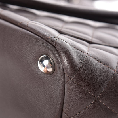 Chanel Calfskin Quilted Large Cambon Tote Brown 11 of 24